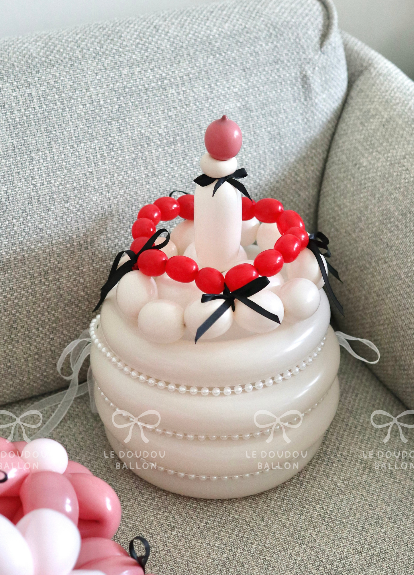 美式蛋糕珍珠氣球 American Pearl Cake Balloon