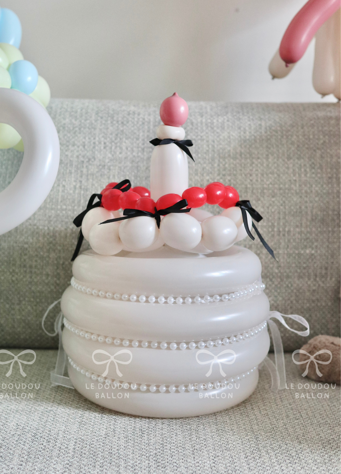 美式蛋糕珍珠氣球 American Pearl Cake Balloon