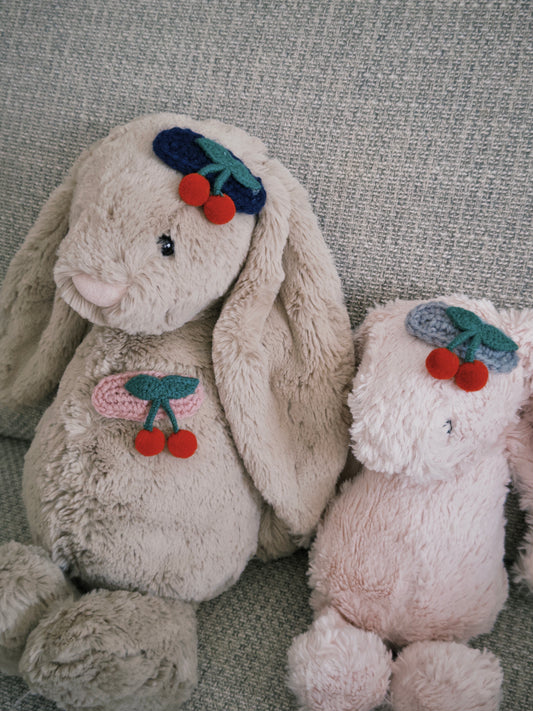 Children Handmade Cherry Hairclip (1 Pc) 兒童車厘子針織髮夾 (1個裝)