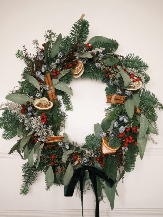 Handmade Christmas Wreath 手工製聖誕花圈
