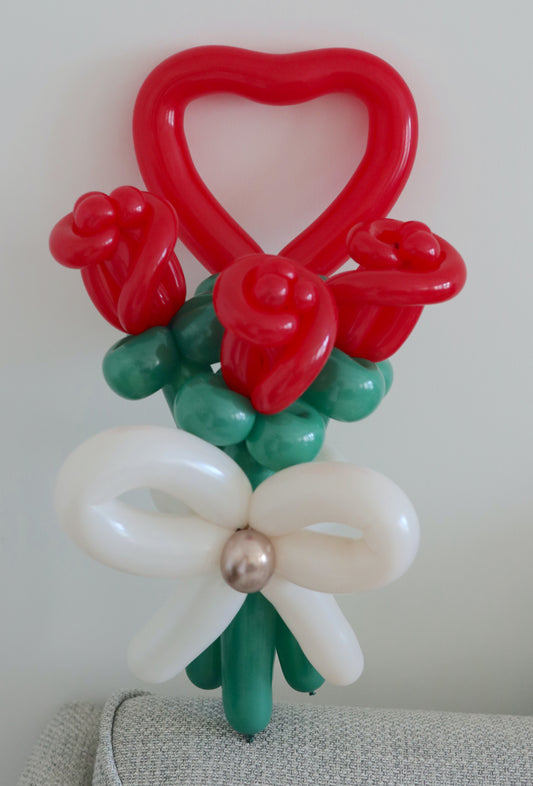 心型玫瑰氣球花束 Heart-Shape Rose Balloon Bouquet