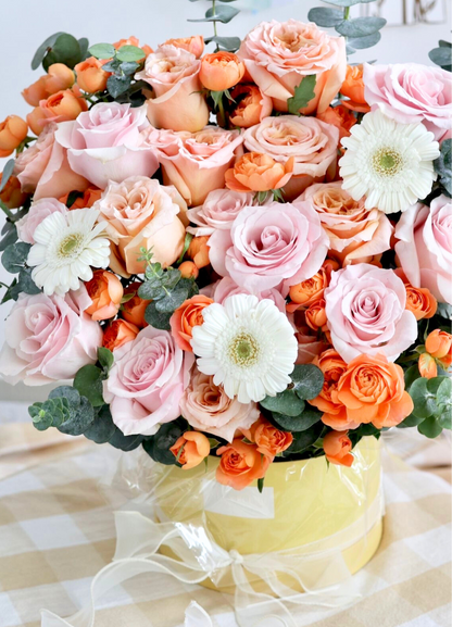 BABY PEACH 玫瑰花盒