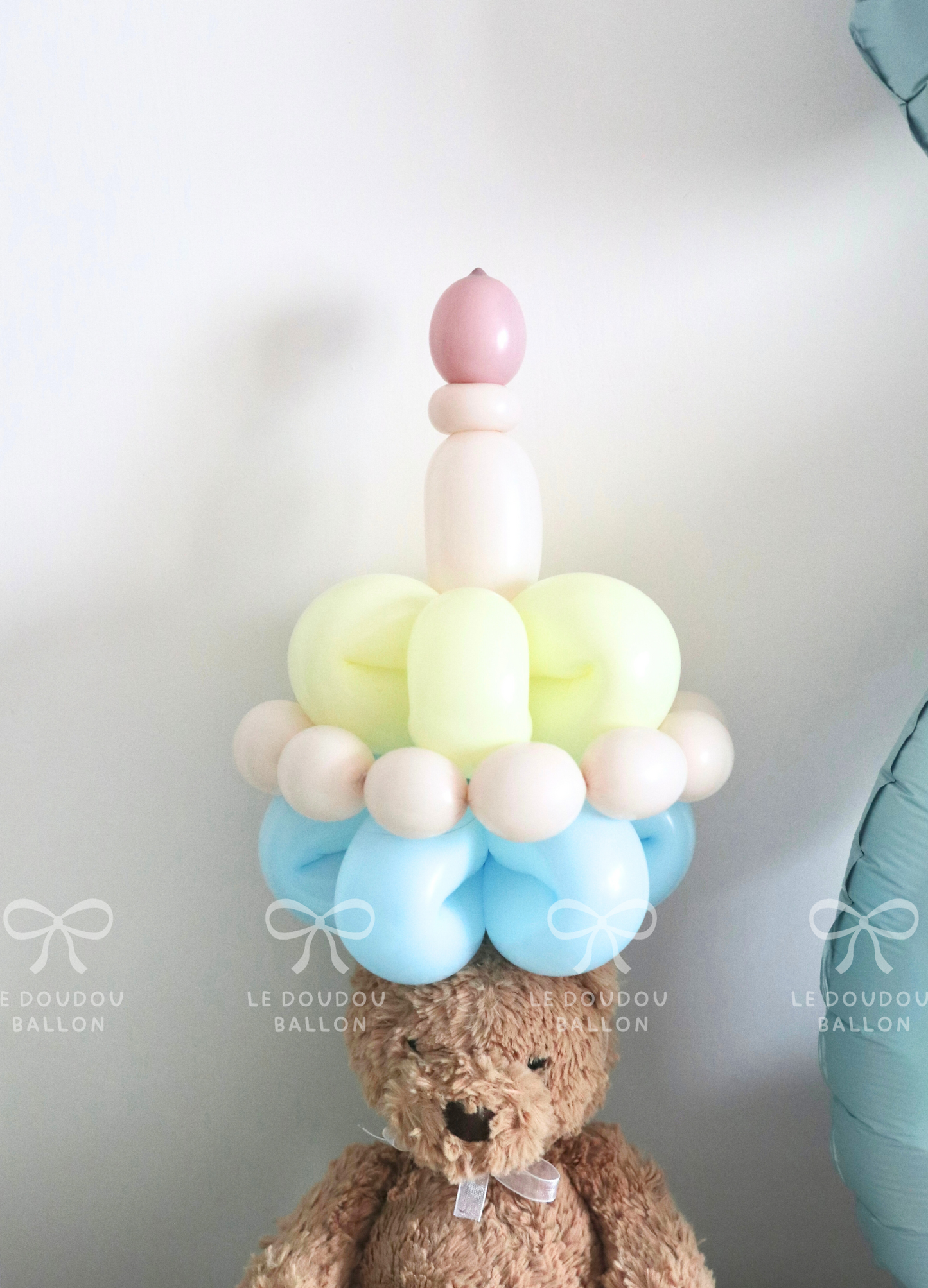 生日蛋糕氣球花束套裝 Birthday Cake & Balloon Bouquet Set