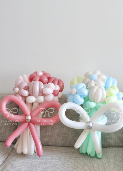 雛菊配鬱金香氣球花束 Daisy and Tulip Balloon Bouquet