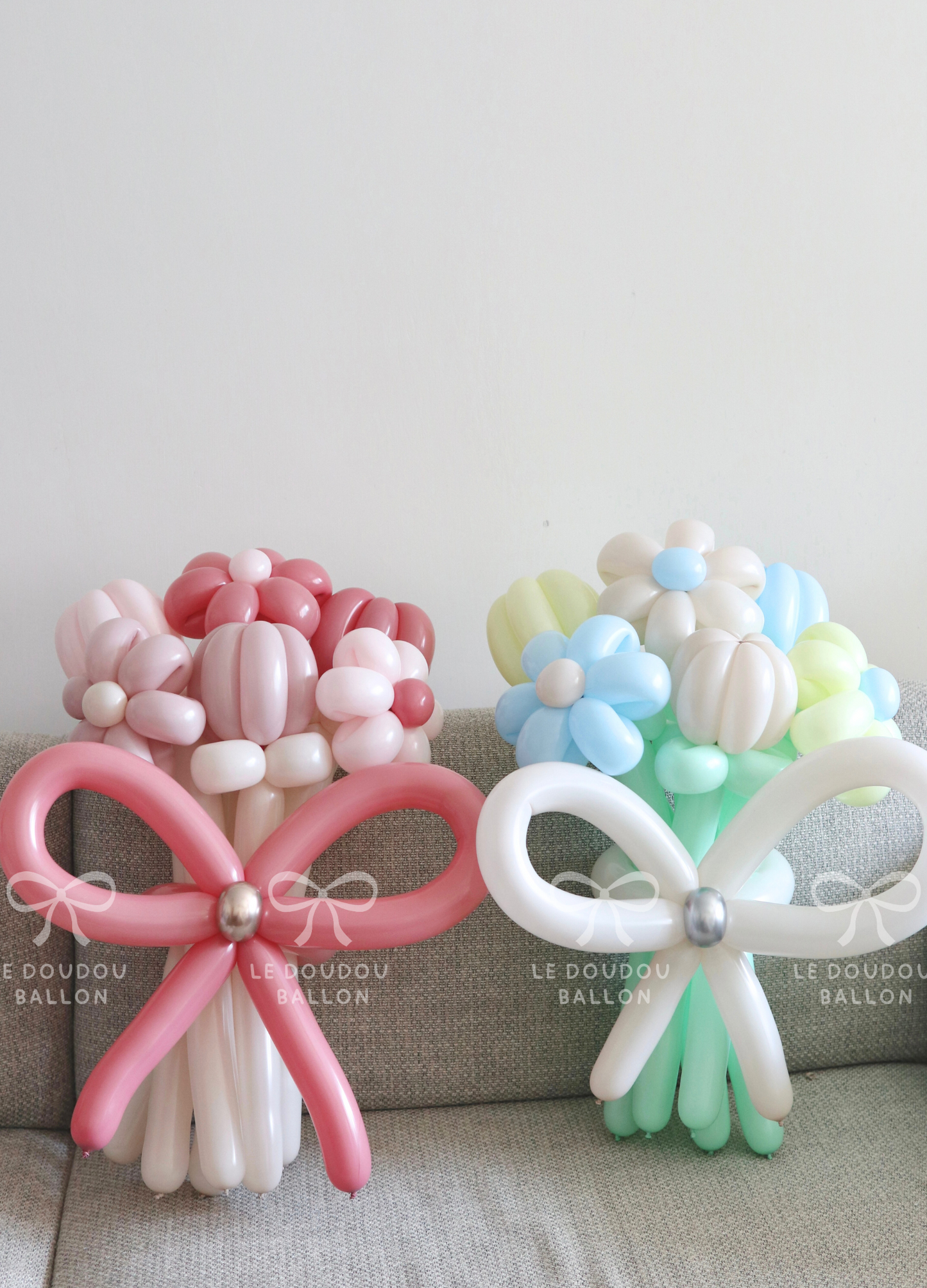 雛菊配鬱金香氣球花束 Daisy and Tulip Balloon Bouquet