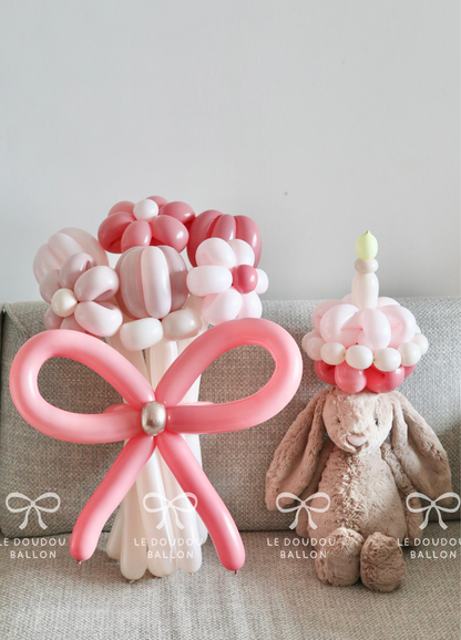 生日蛋糕氣球花束套裝 Birthday Cake & Balloon Bouquet Set