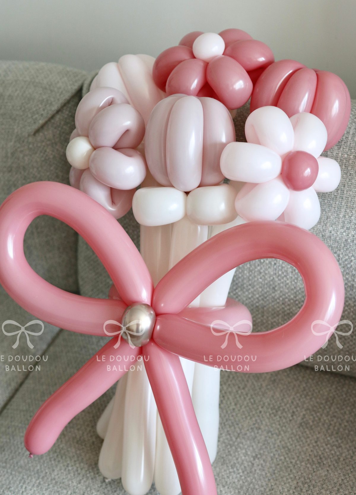 雛菊配鬱金香氣球花束 Daisy and Tulip Balloon Bouquet 