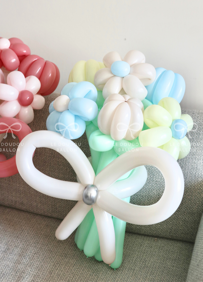 雛菊配鬱金香氣球花束 Daisy and Tulip Balloon Bouquet