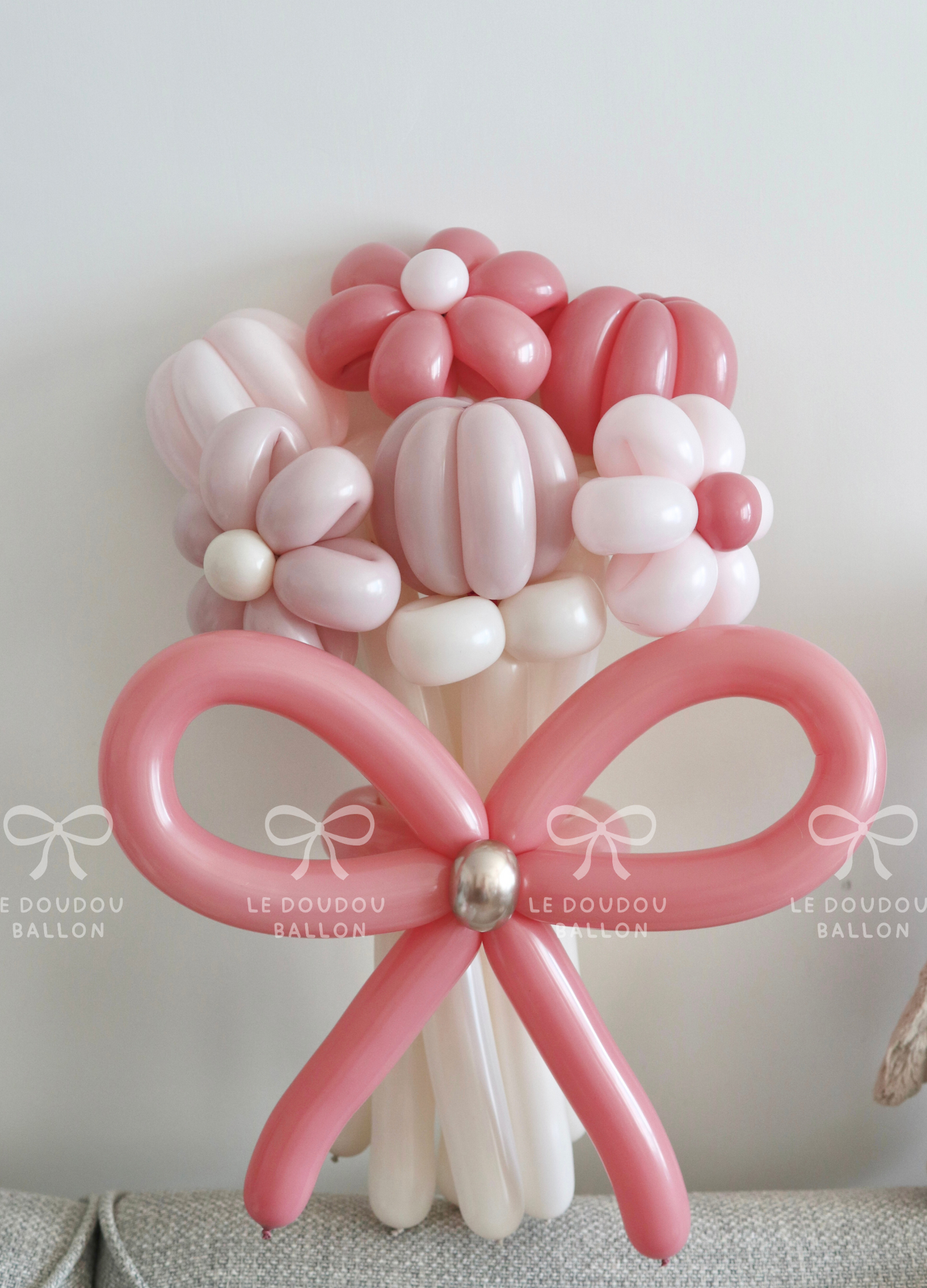 雛菊配鬱金香氣球花束 Daisy and Tulip Balloon Bouquet