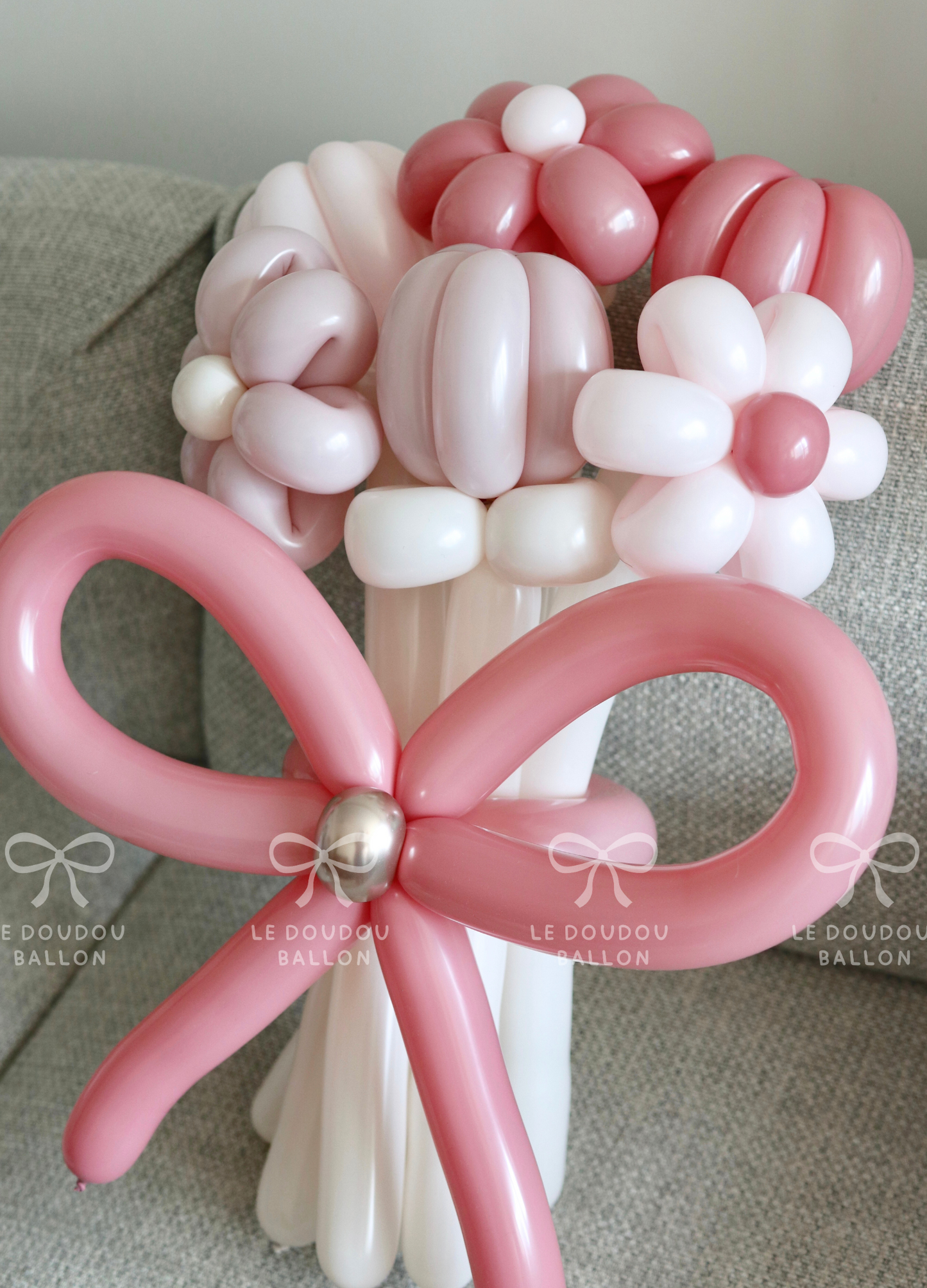 雛菊配鬱金香氣球花束 Daisy and Tulip Balloon Bouquet