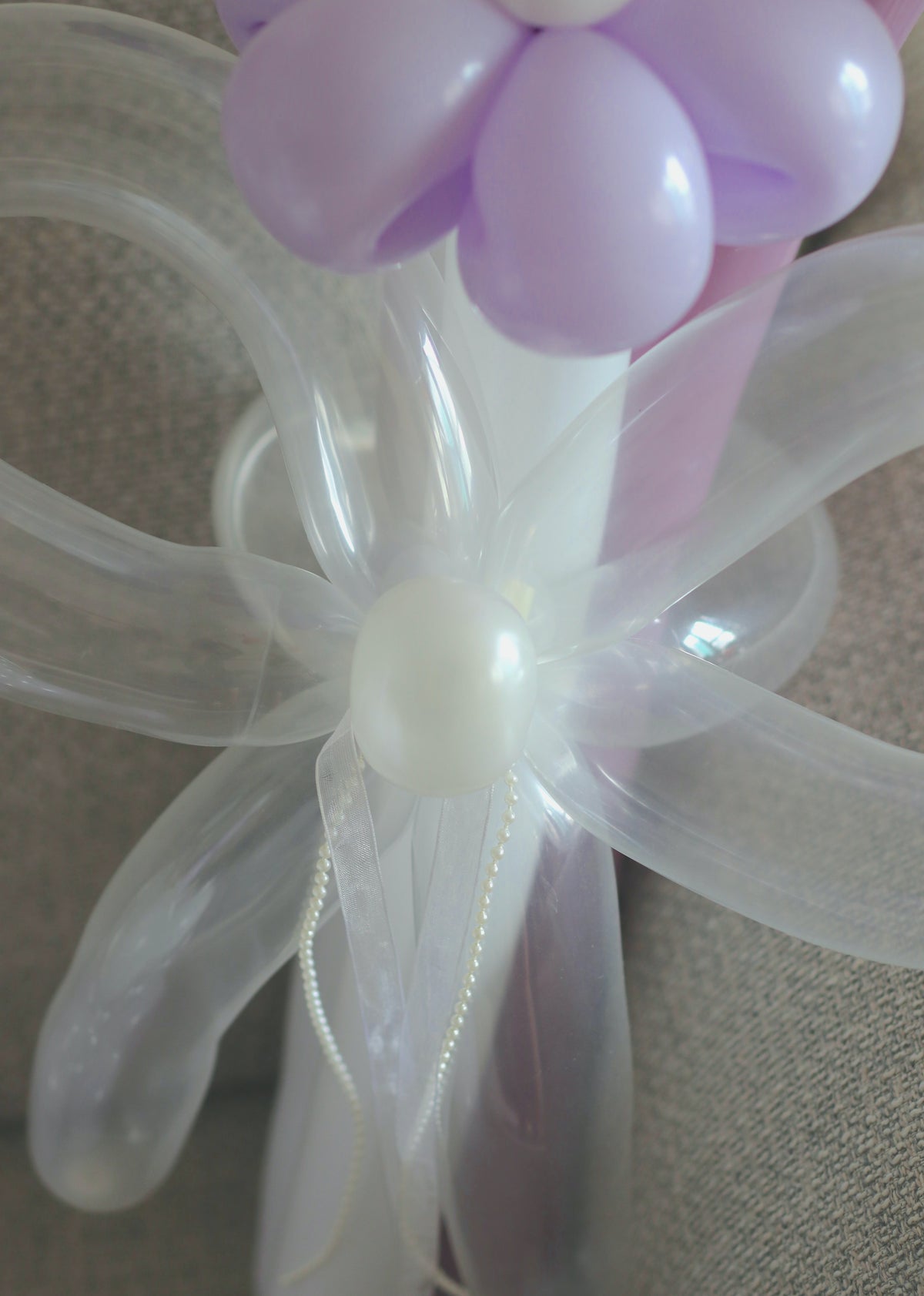 Lilac Surprise” Flower Balloon Bouquet 氣球花束 氣球 慶祝禮物