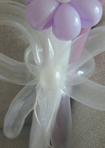 Lilac Surprise” Flower Balloon Bouquet 氣球花束 氣球 慶祝禮物
