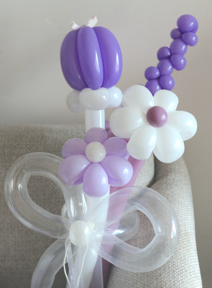 “Lilac Surprise” Flower Balloon Bouquet 氣球花束