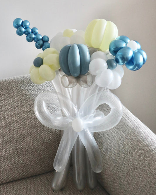 "Ocean Blue Party" 氣球花束 Balloon Bouquet 氣球 - 慶祝禮物 | 香港氣球網上訂購